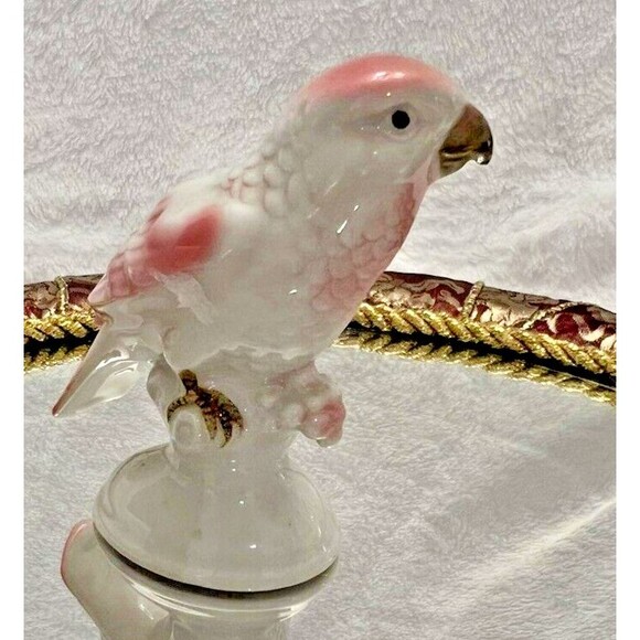 Gerold Porcelain Parakeet Antique Bavarian Germany 3.5 Inches - Picture 5 of 12